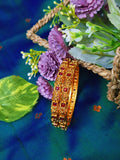 Antique stone bangles(2pcs) size 2.6