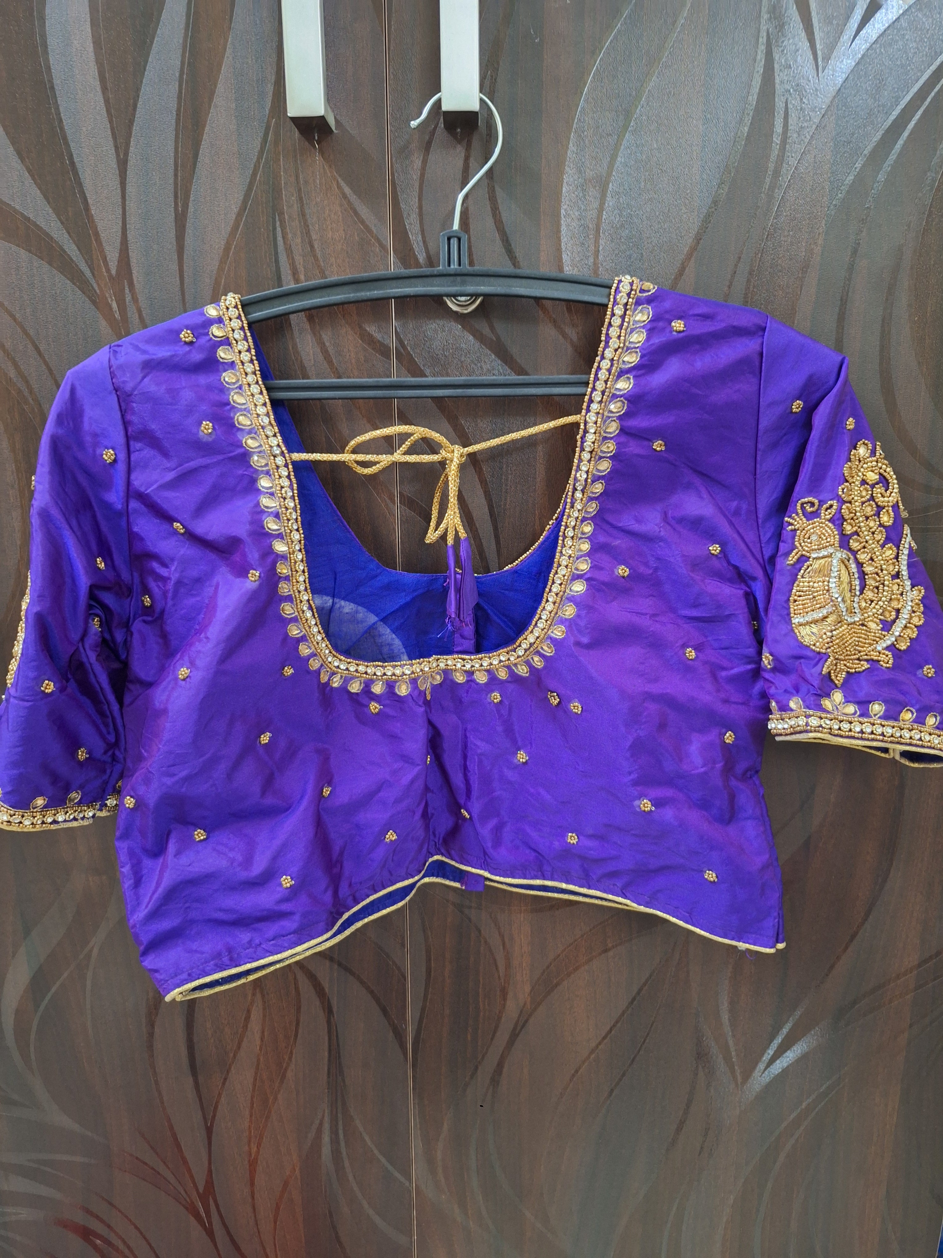 Voilet Ready Made blouse