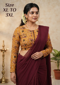 Streachable Kalamkari Full sleeves Blouse