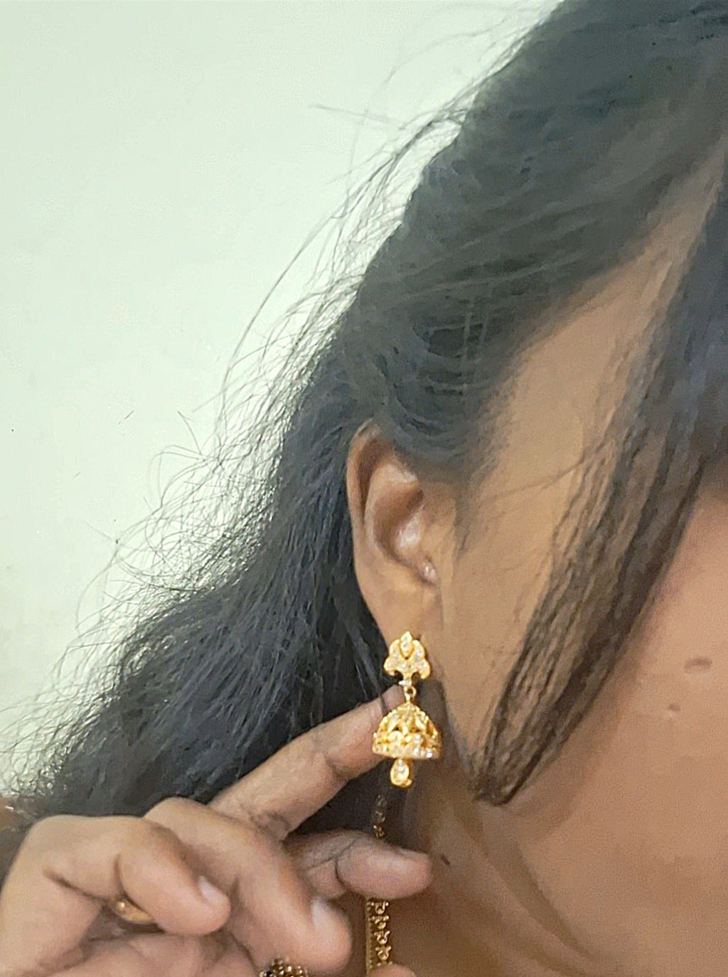 Stone jumkha/Earing