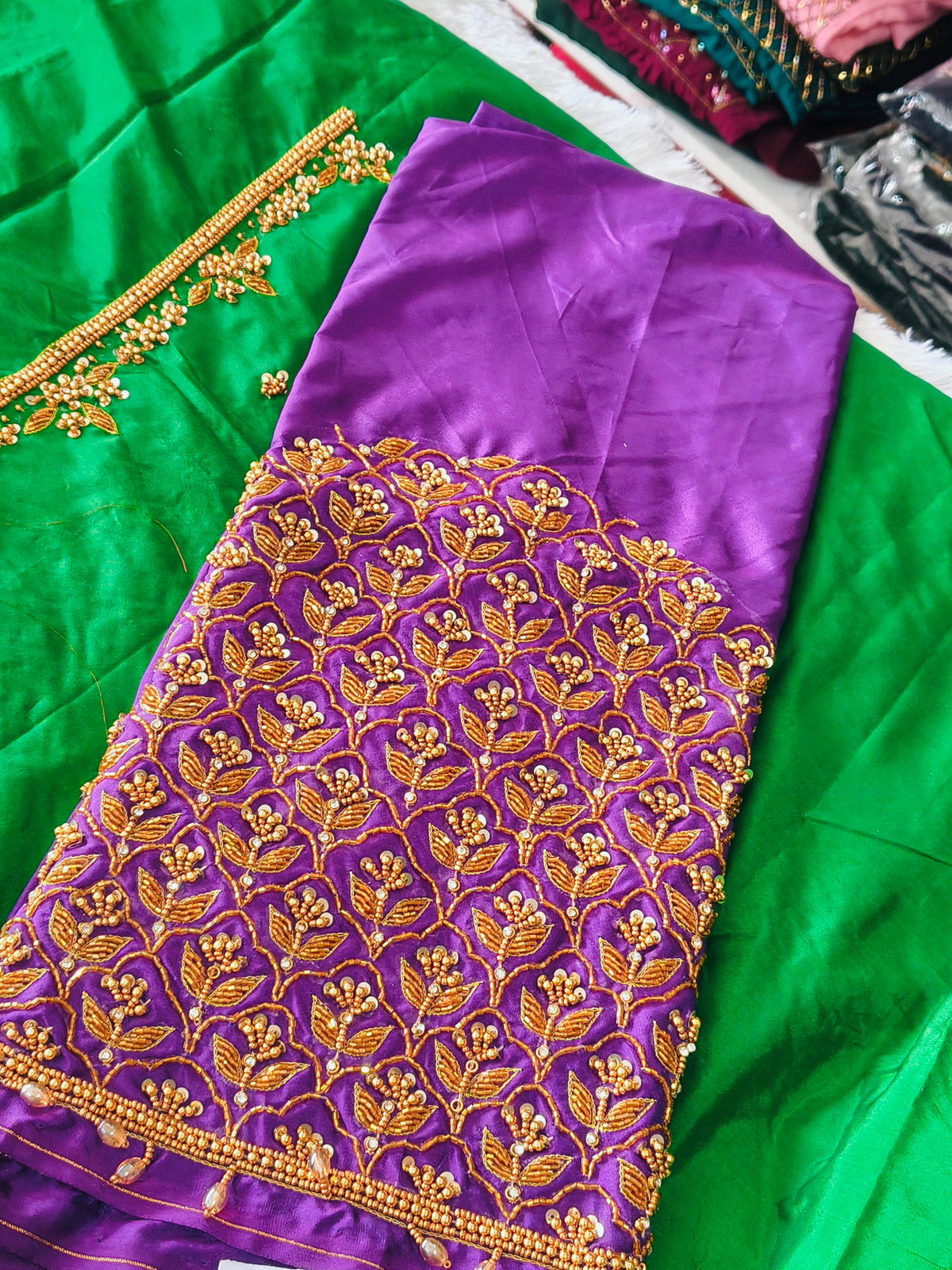 Heavy Bridal Aari Blouse