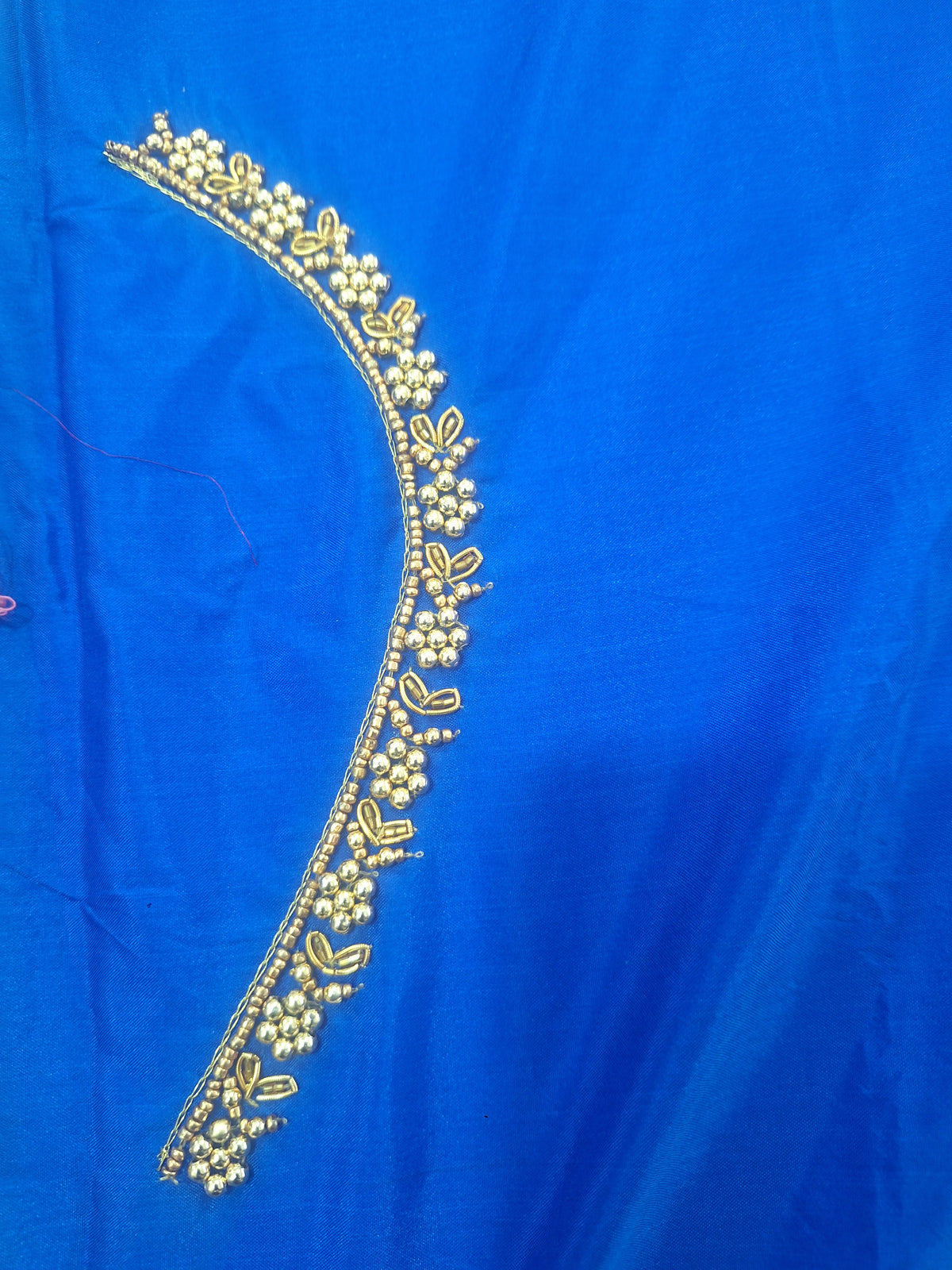 Sand Clock netted Aari blouse