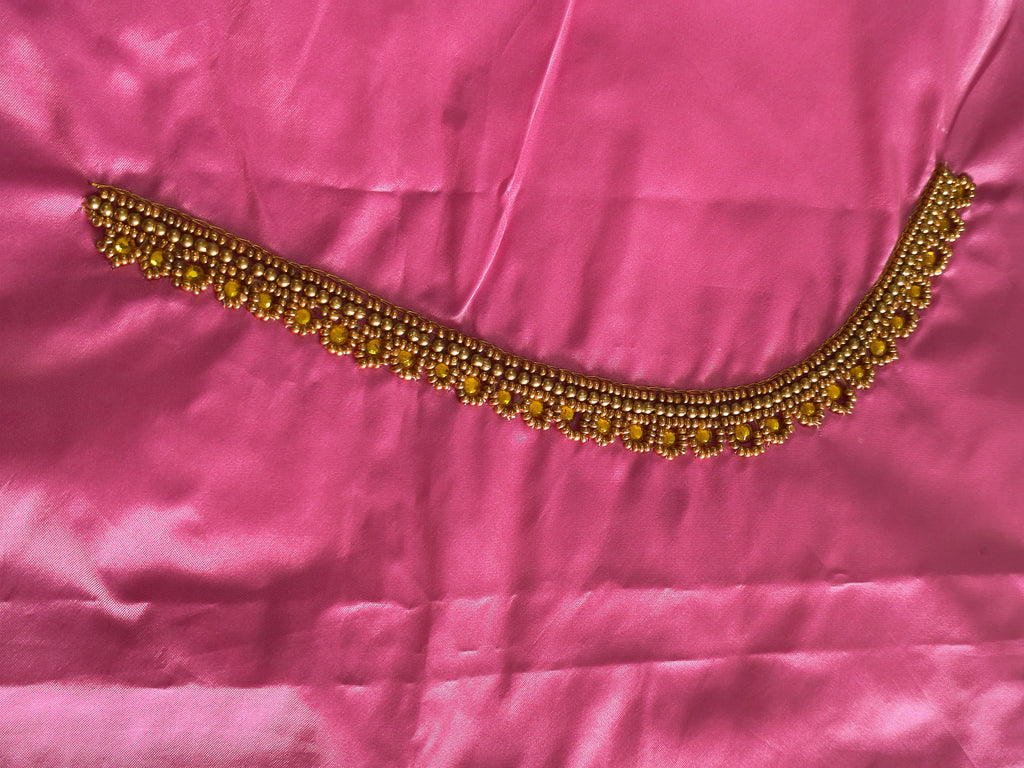 Semi Bridal Aari work blouse
