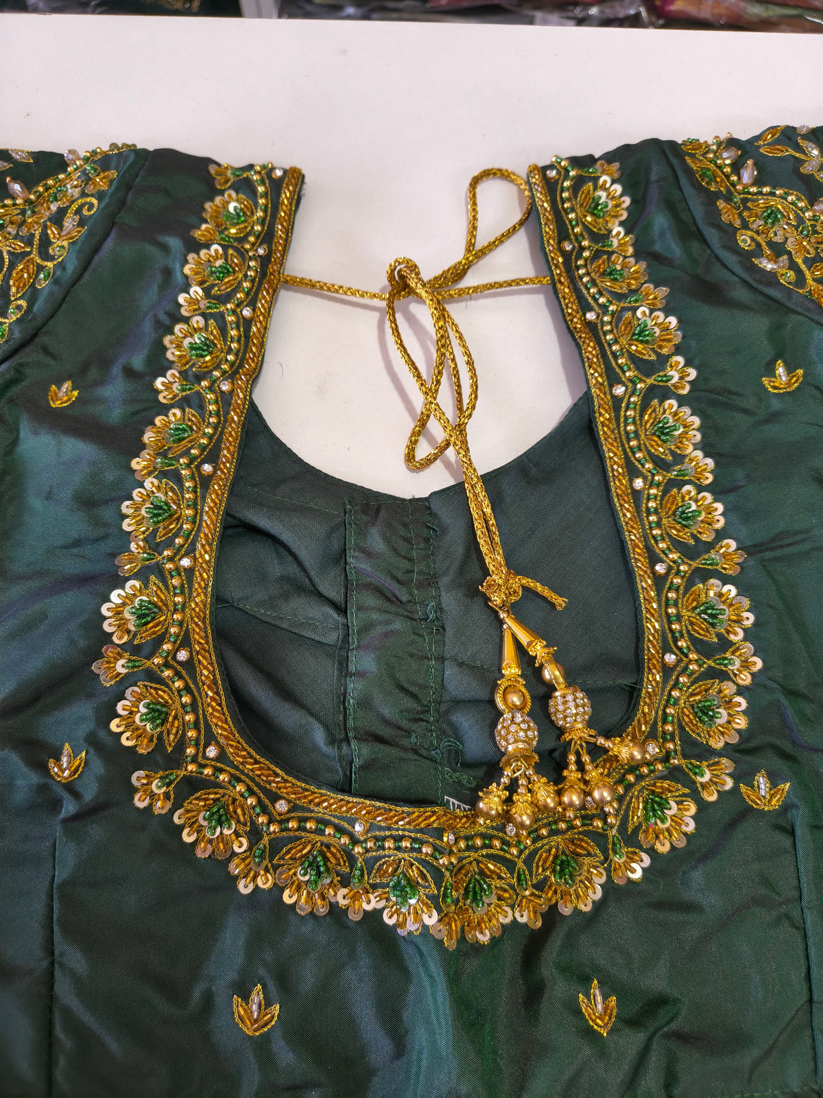 Heavy Bridal Aari work blouse