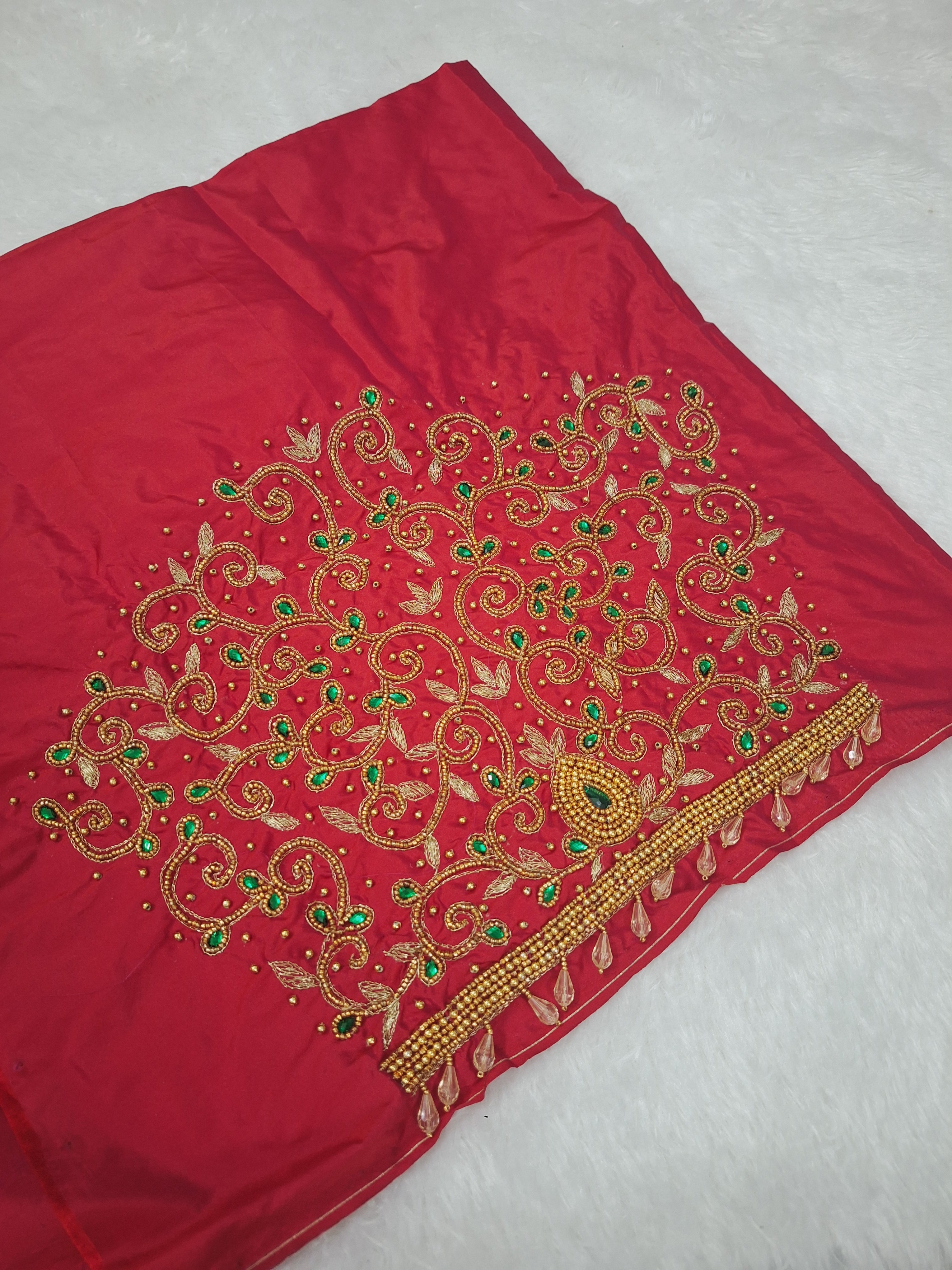 Bridal aari work blouse