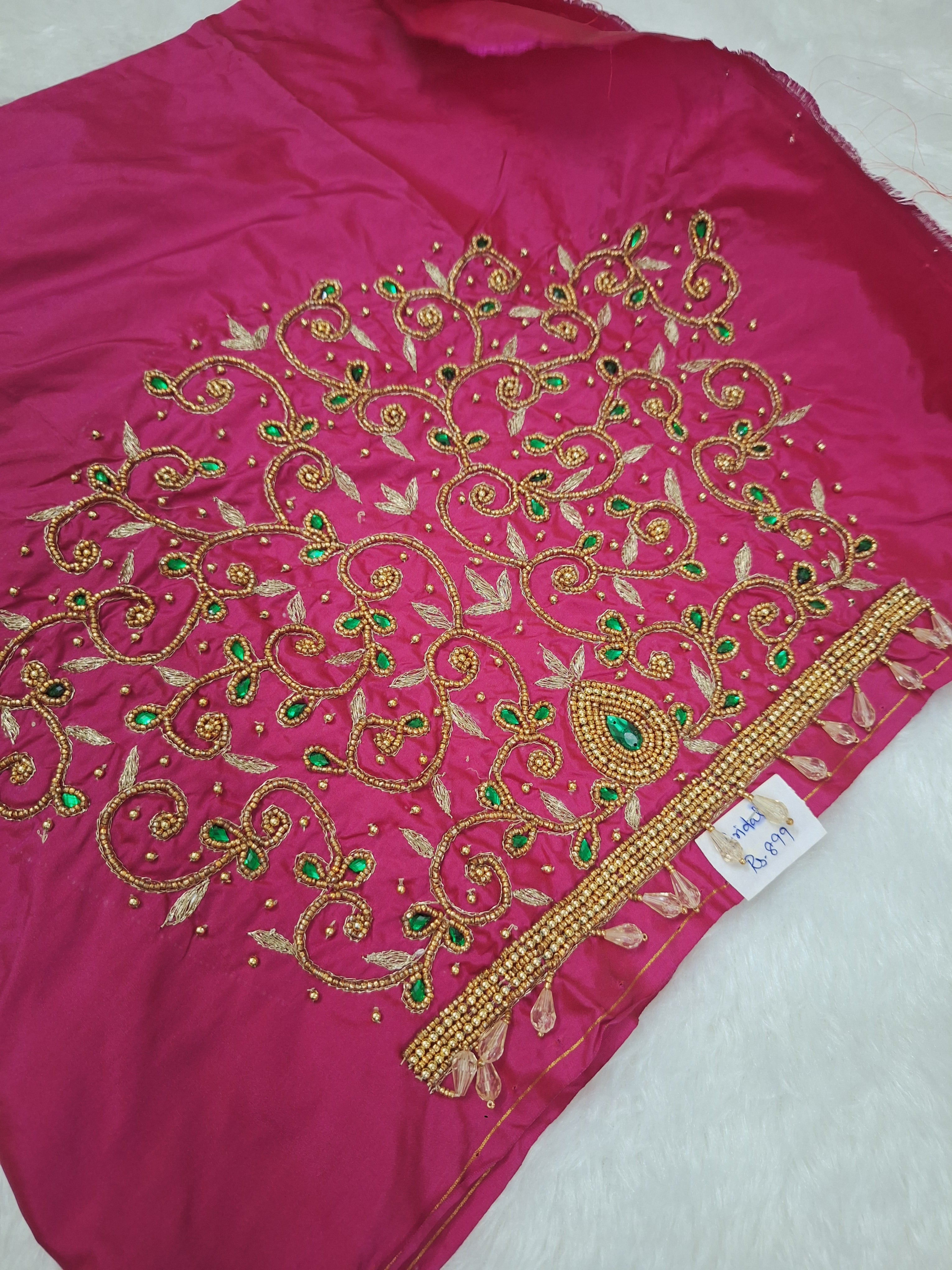 Bridal aari work blouse