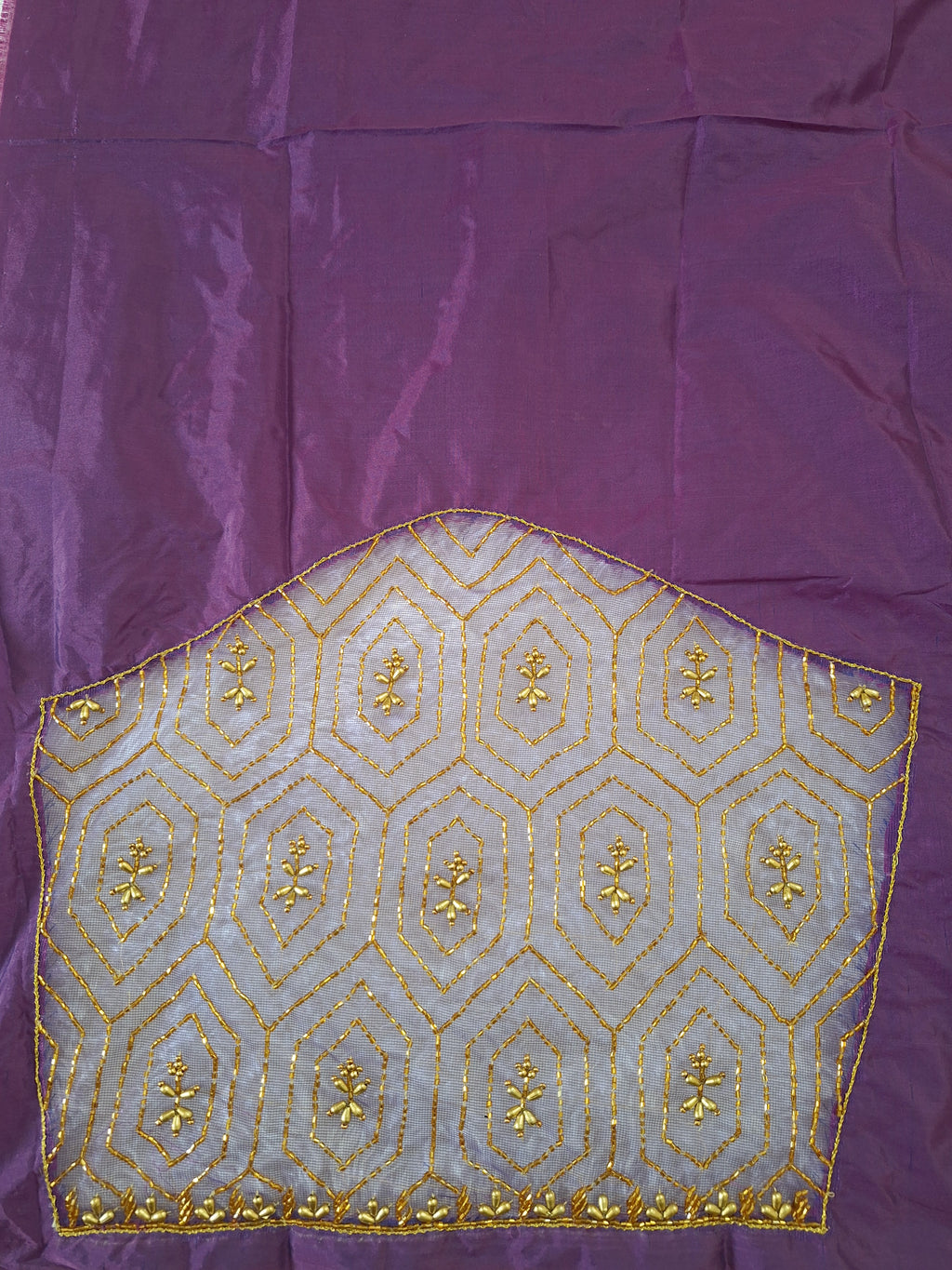 Netted aari work Blouse