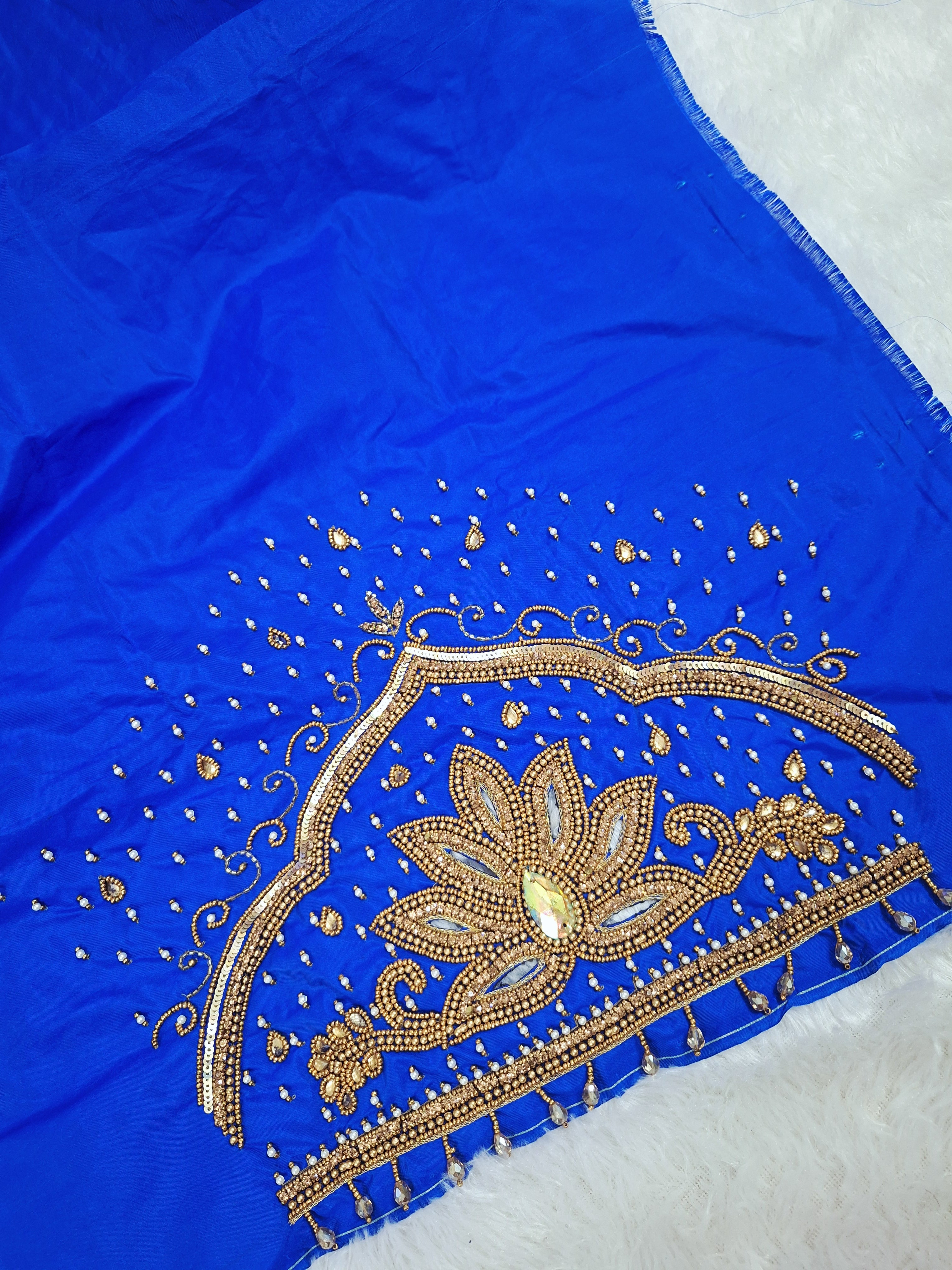 Cut work bridal Blouse