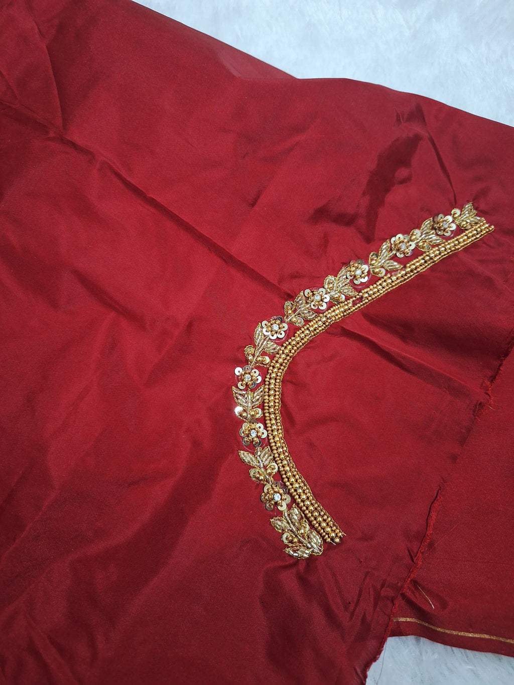 Bridal aari work blouse