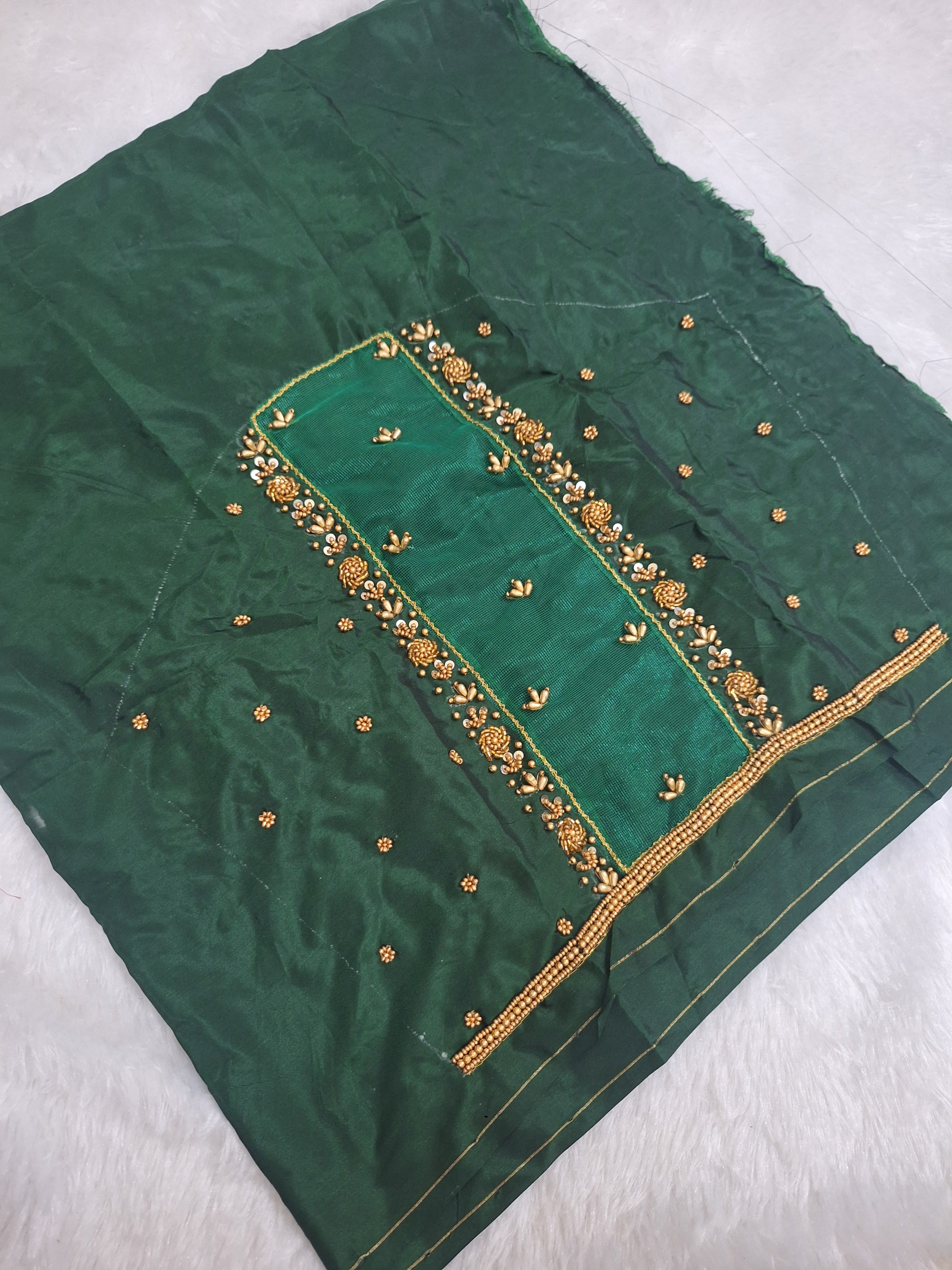 Netted Aari Work Blouse