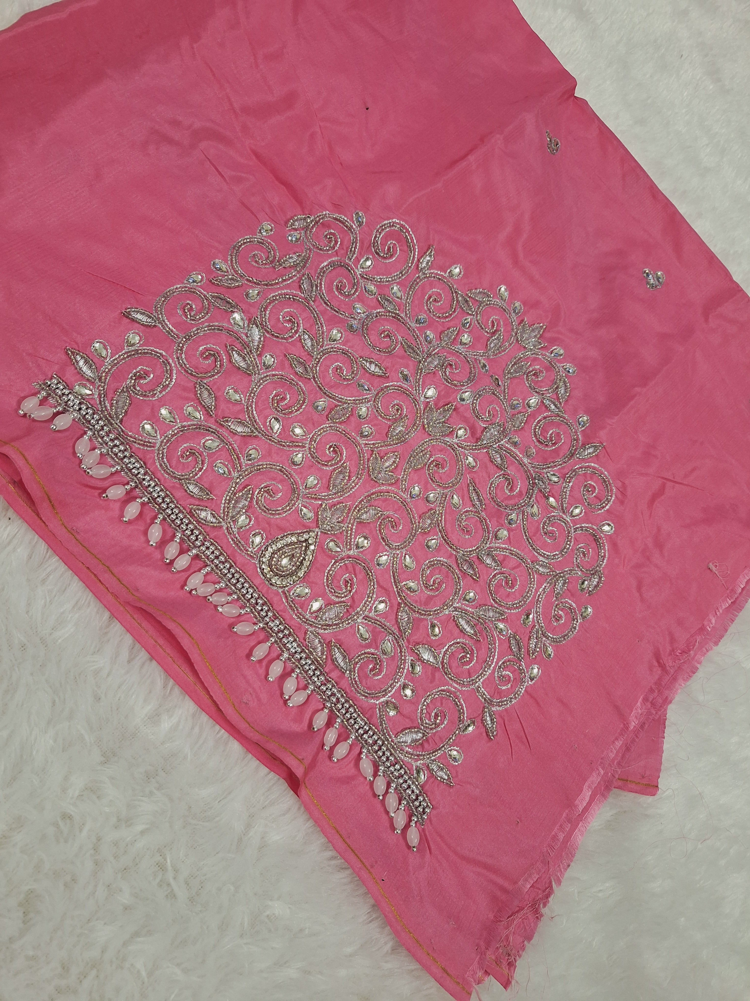 Bridal aari work blouse
