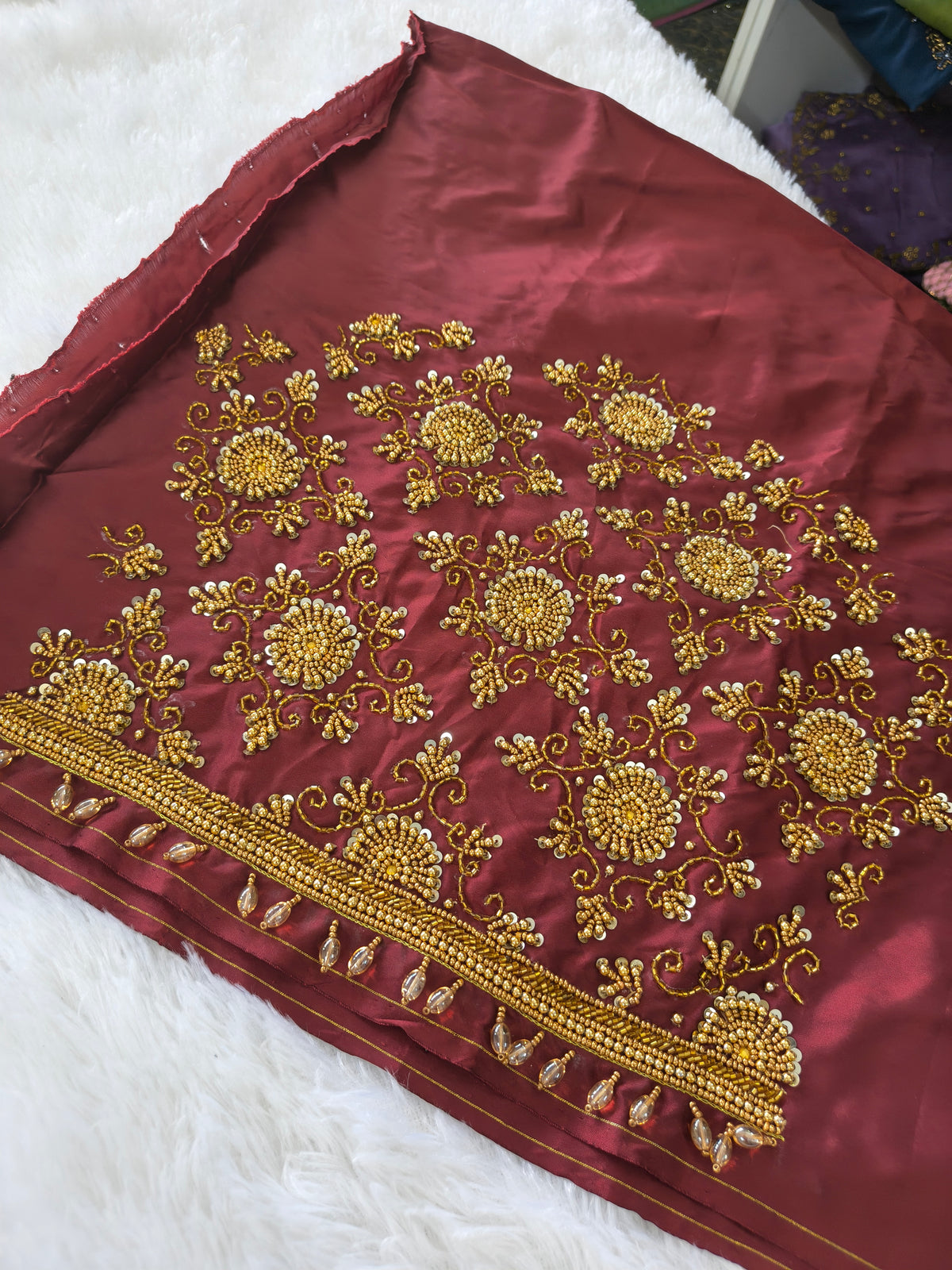 Heavy bridal Aari work Blouse
