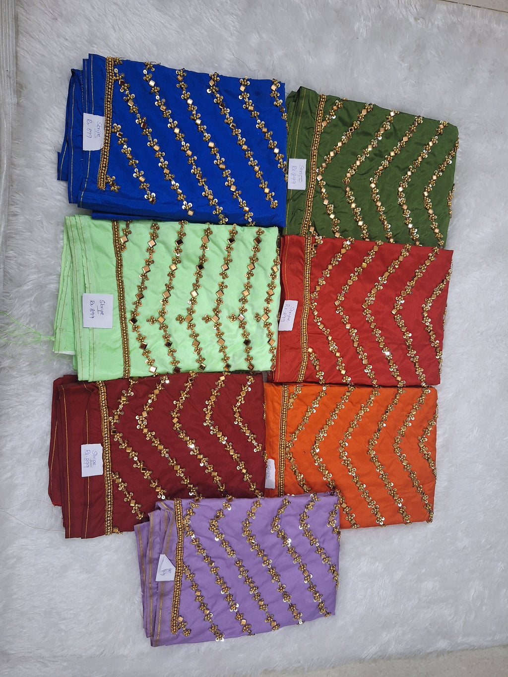 Stripe v patter aari blouses