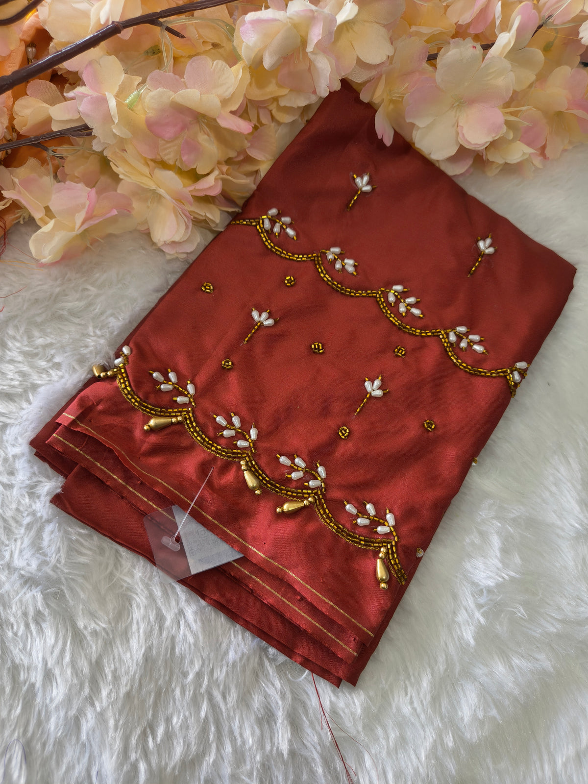 Semi Bridal Aari work Blouse