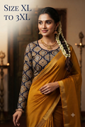 Streachable Kalamkari Full sleeves Blouse with hook