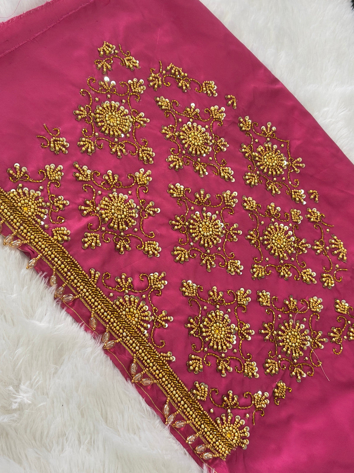 Heavy bridal Aari work Blouse