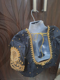Versatile Free-Size Stitched Aari Work Blouse – Hand Aari, Sizes 36–42