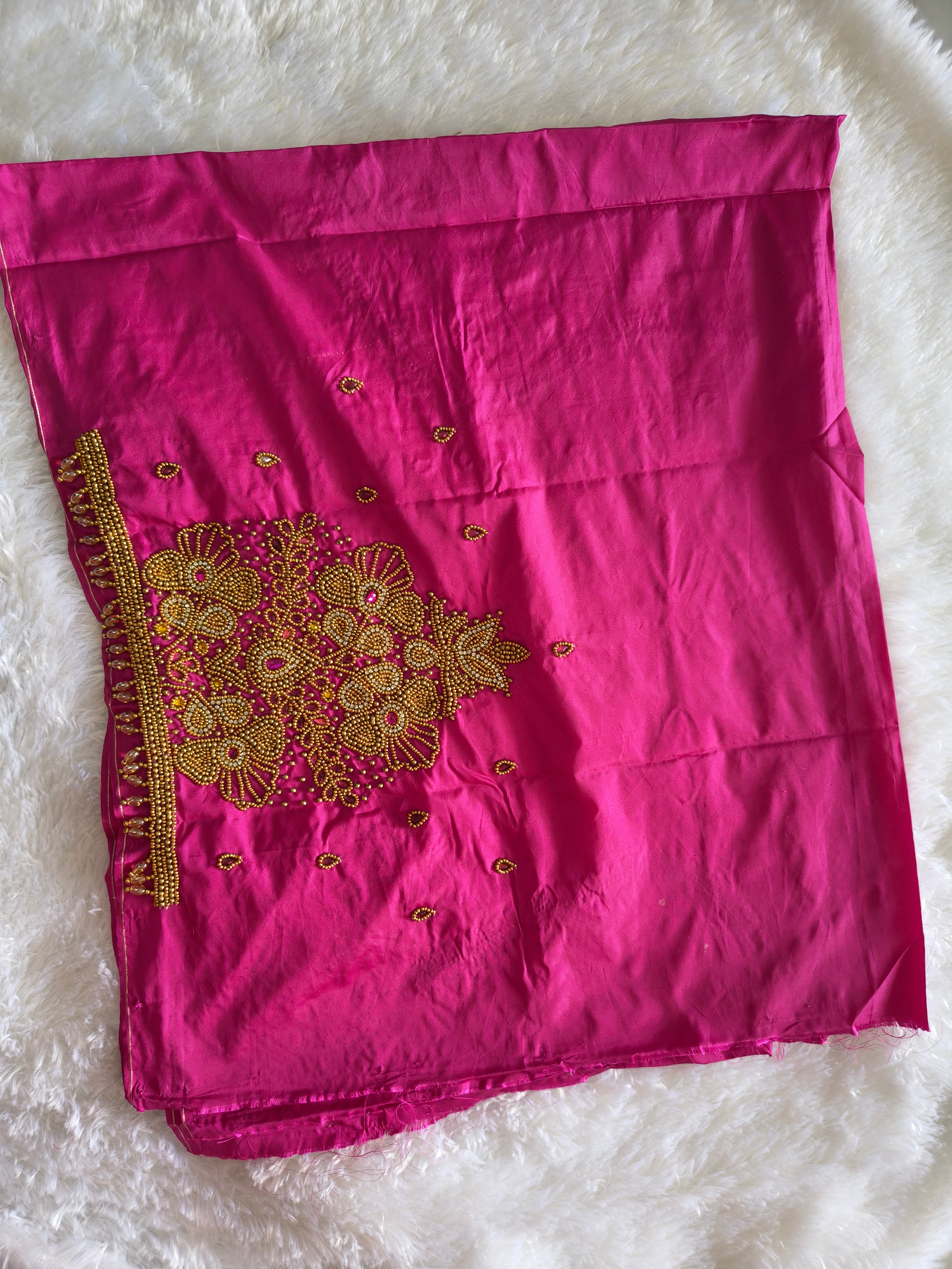 Semi Bridal Aari work blouse