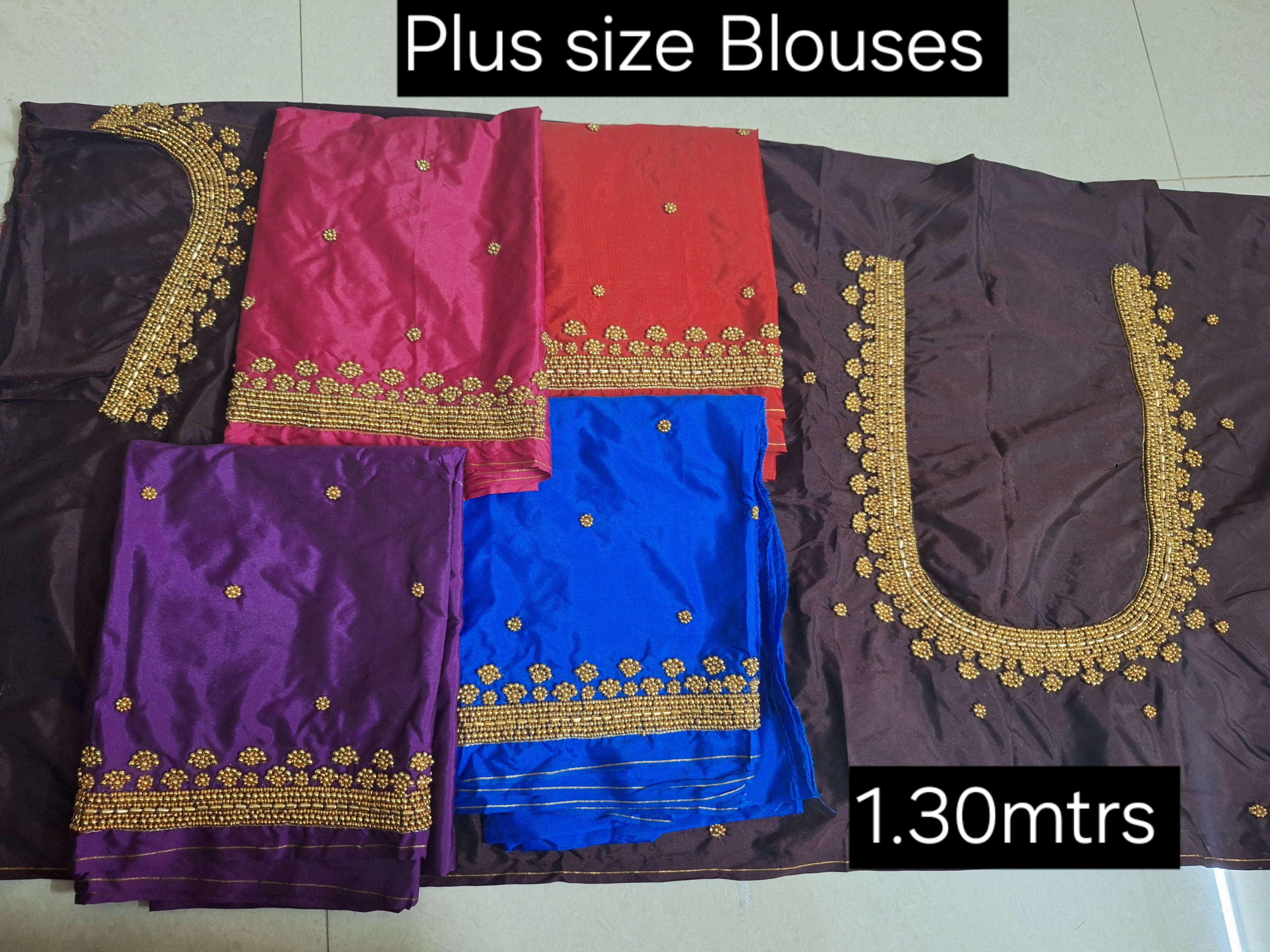 Oversized aari materials