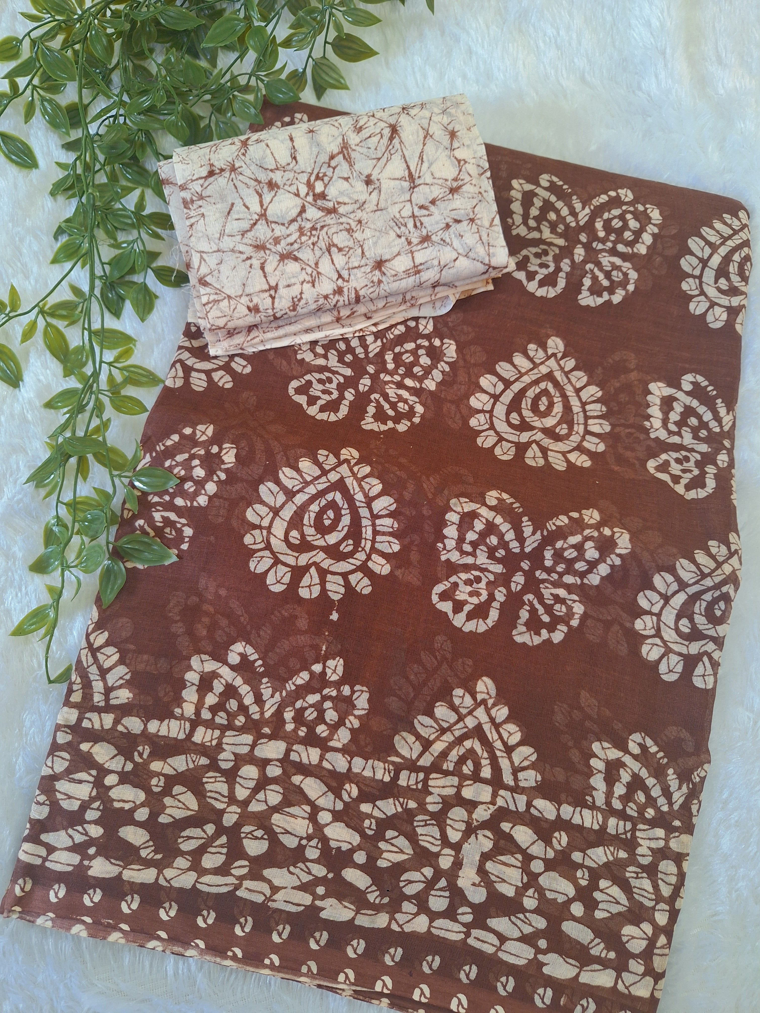Pure cotton sarees with Blouse