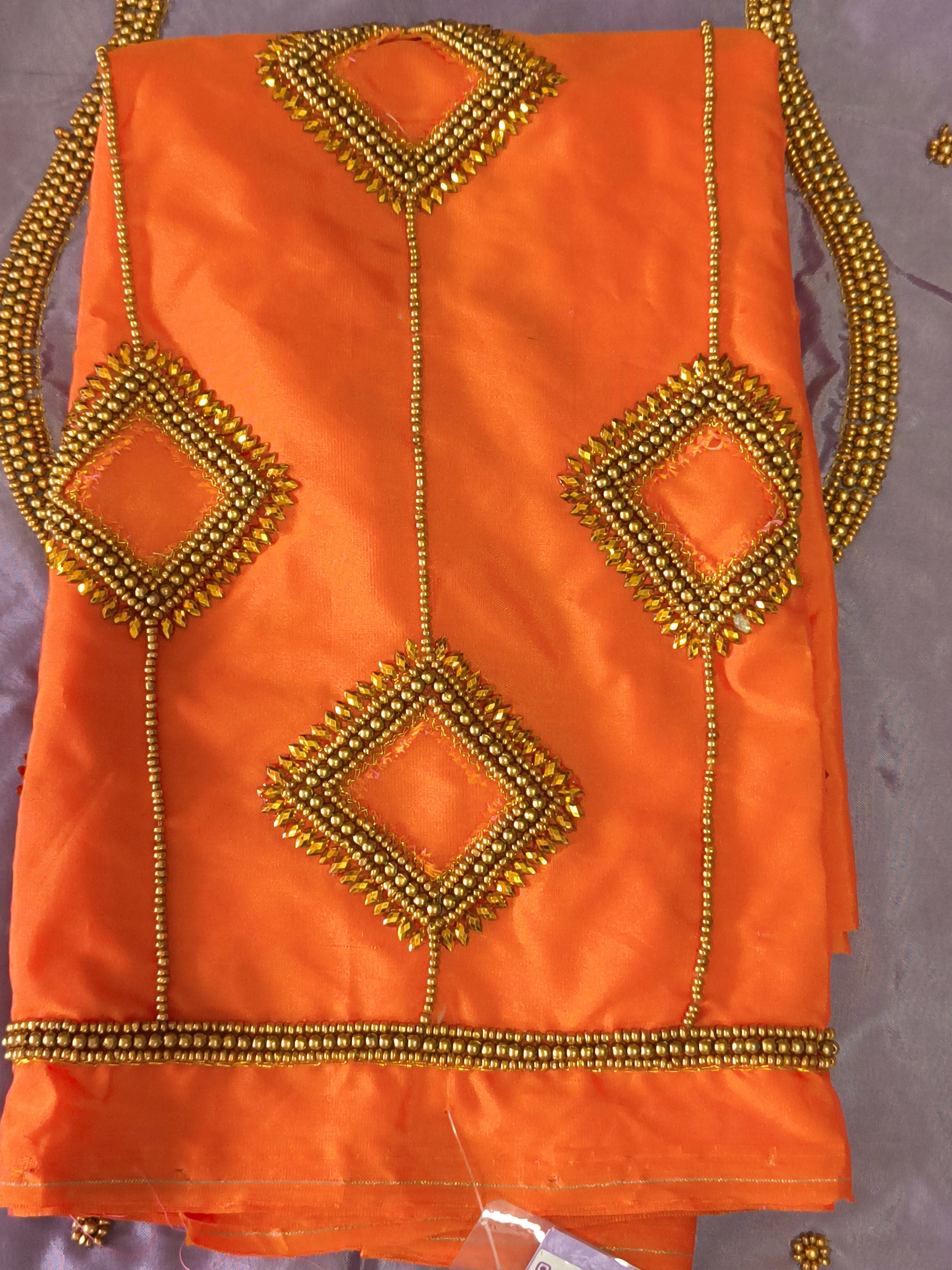 Cut Work Aari Blouse – Hand Aari with Intricate Cut-Work Details