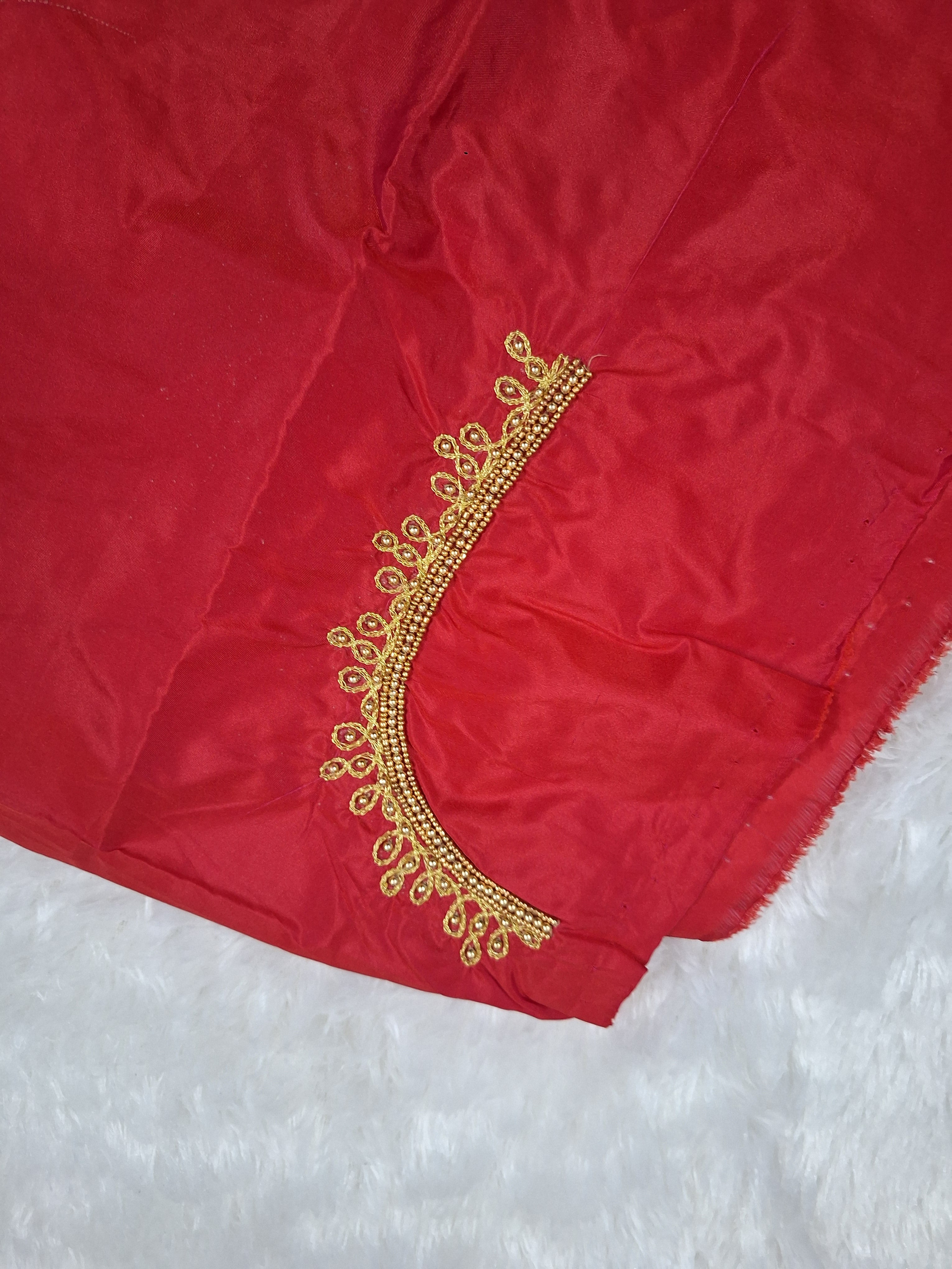 Kolam aari work blouse