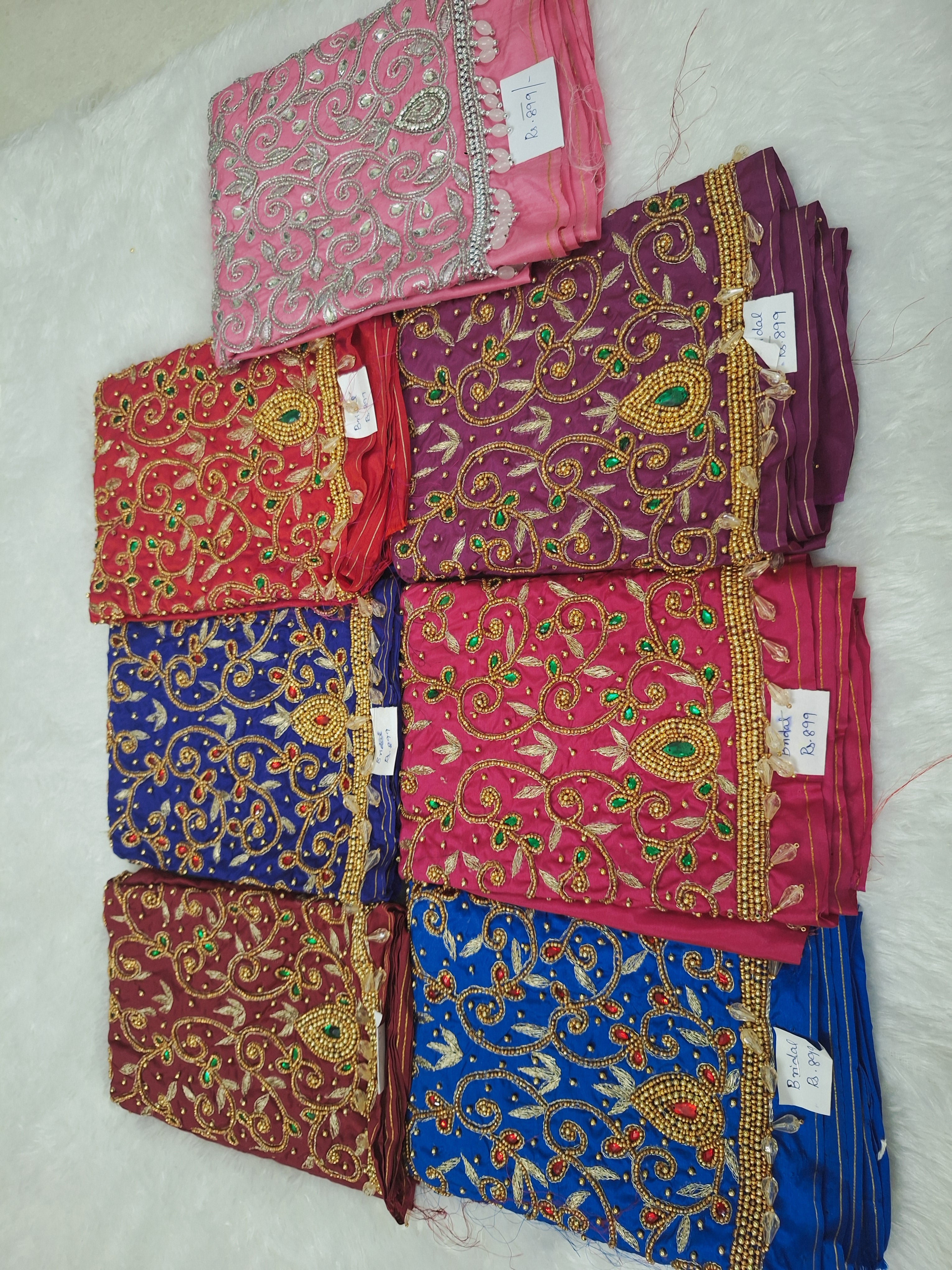 Bridal aari work blouse
