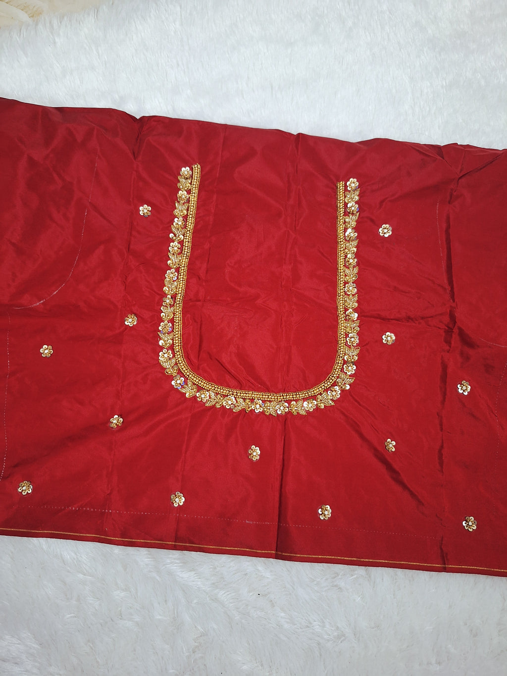 Bridal aari work blouse