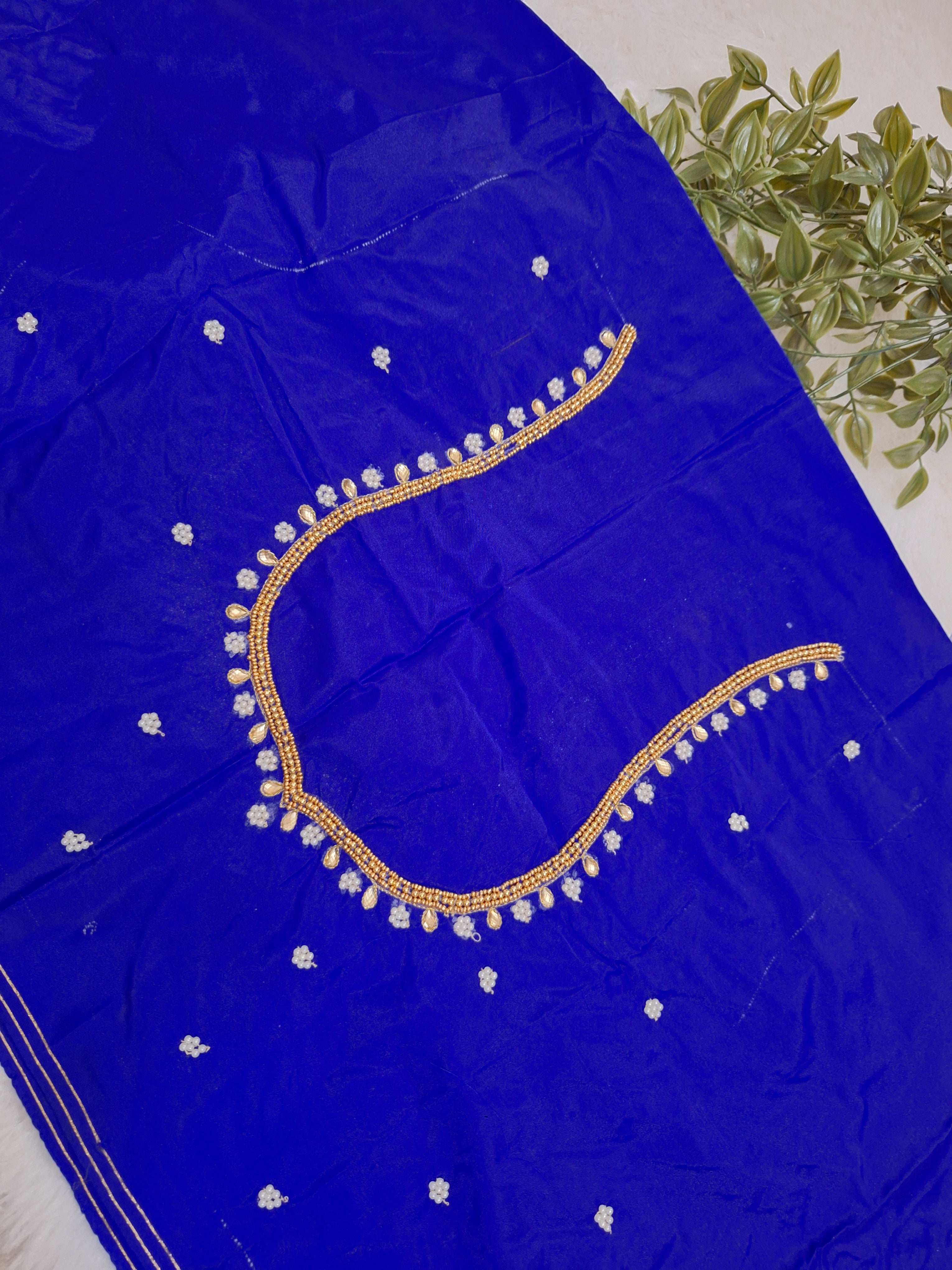 Cut work Aari blouse