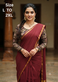 Streachable Kalamkari Full sleeves Blouse