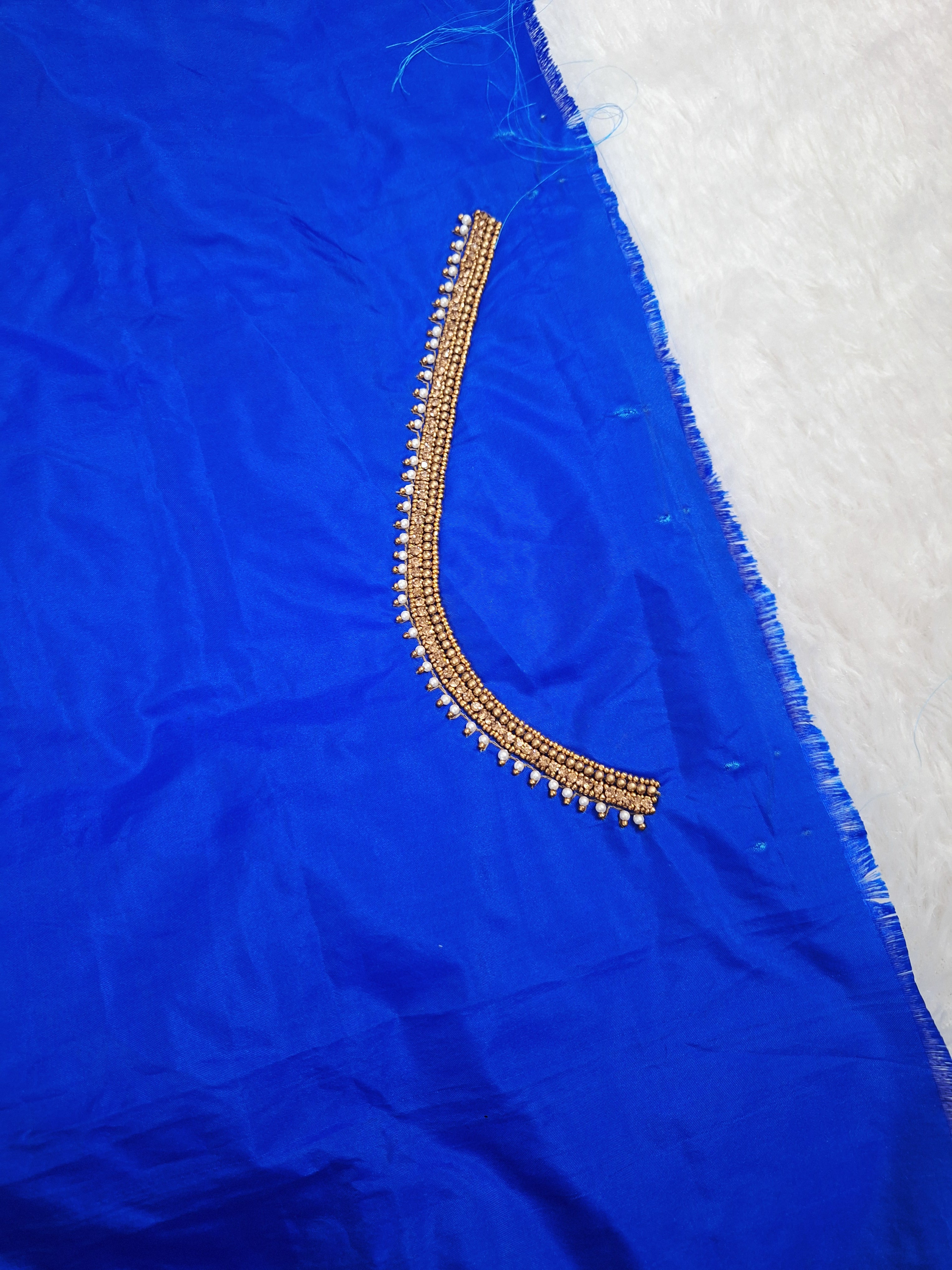 Cut work bridal Blouse