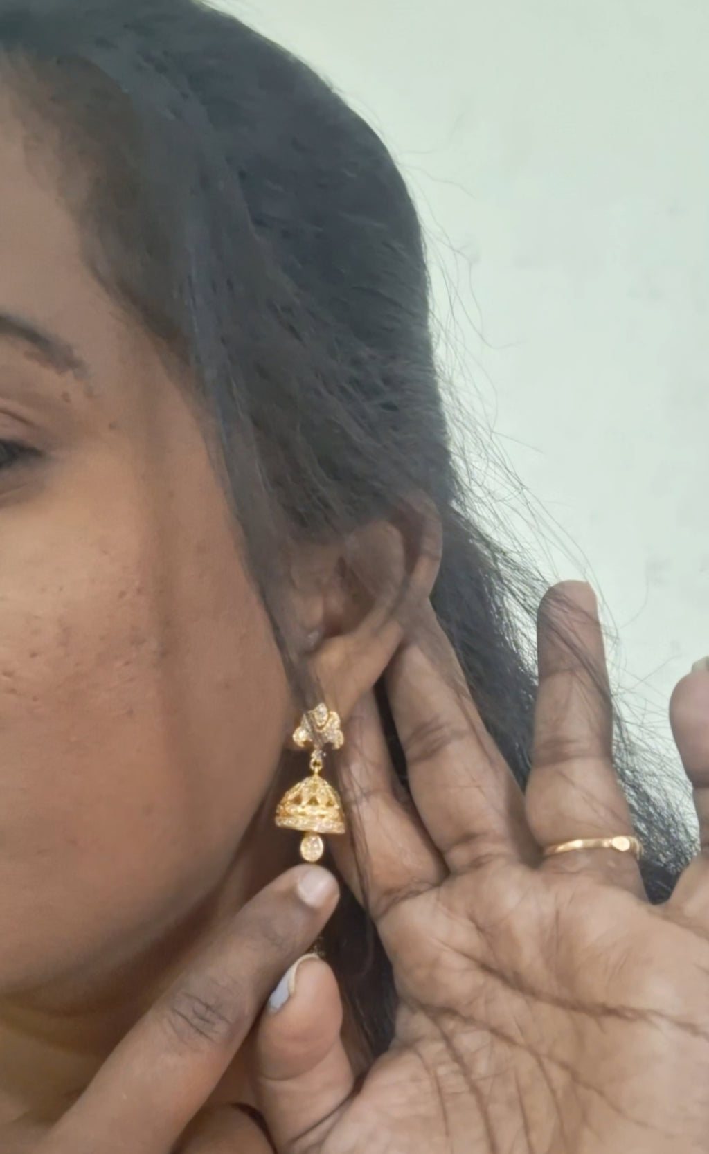 Stone jumkha/Earing