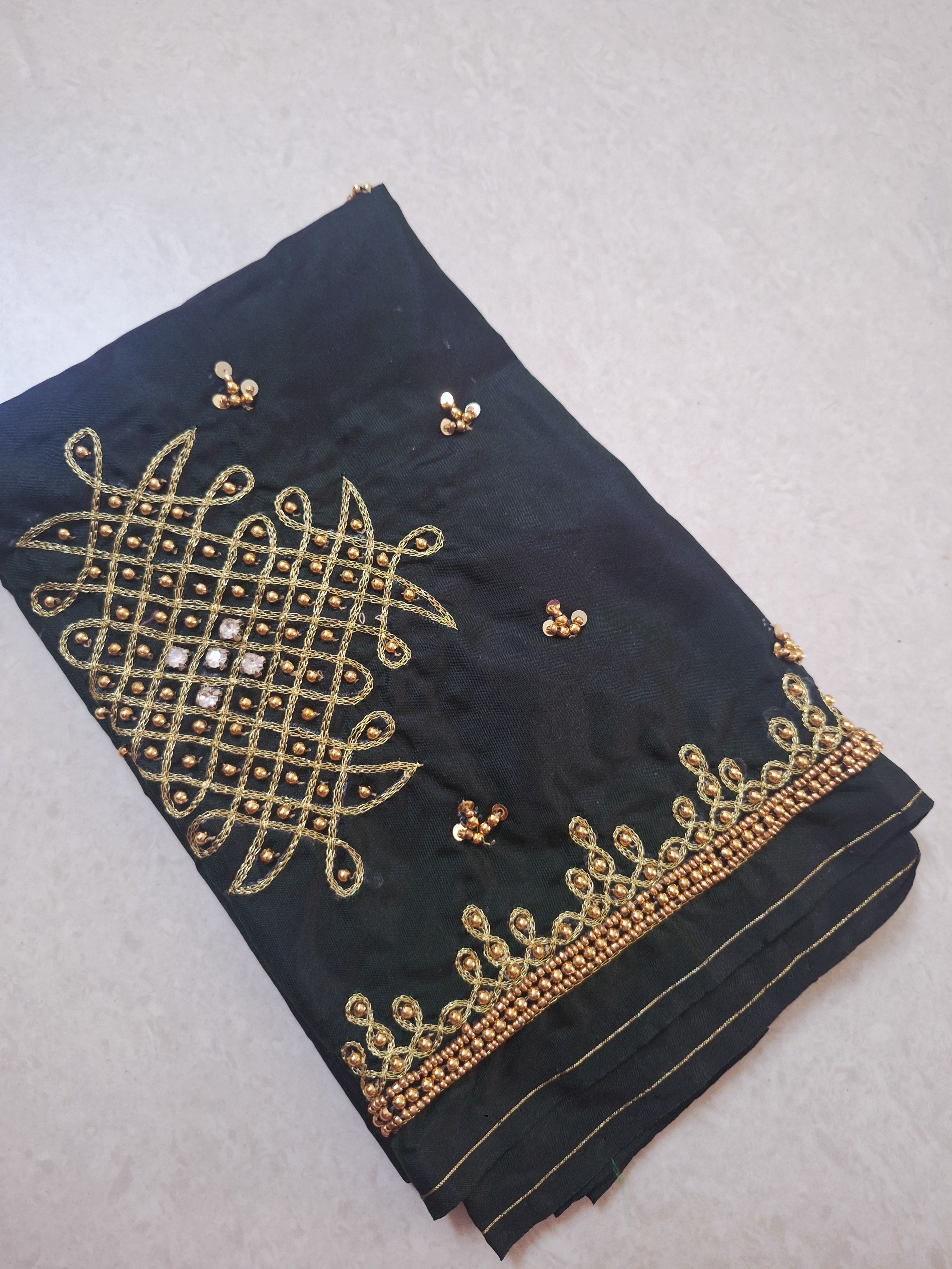 Hand work kolam Design