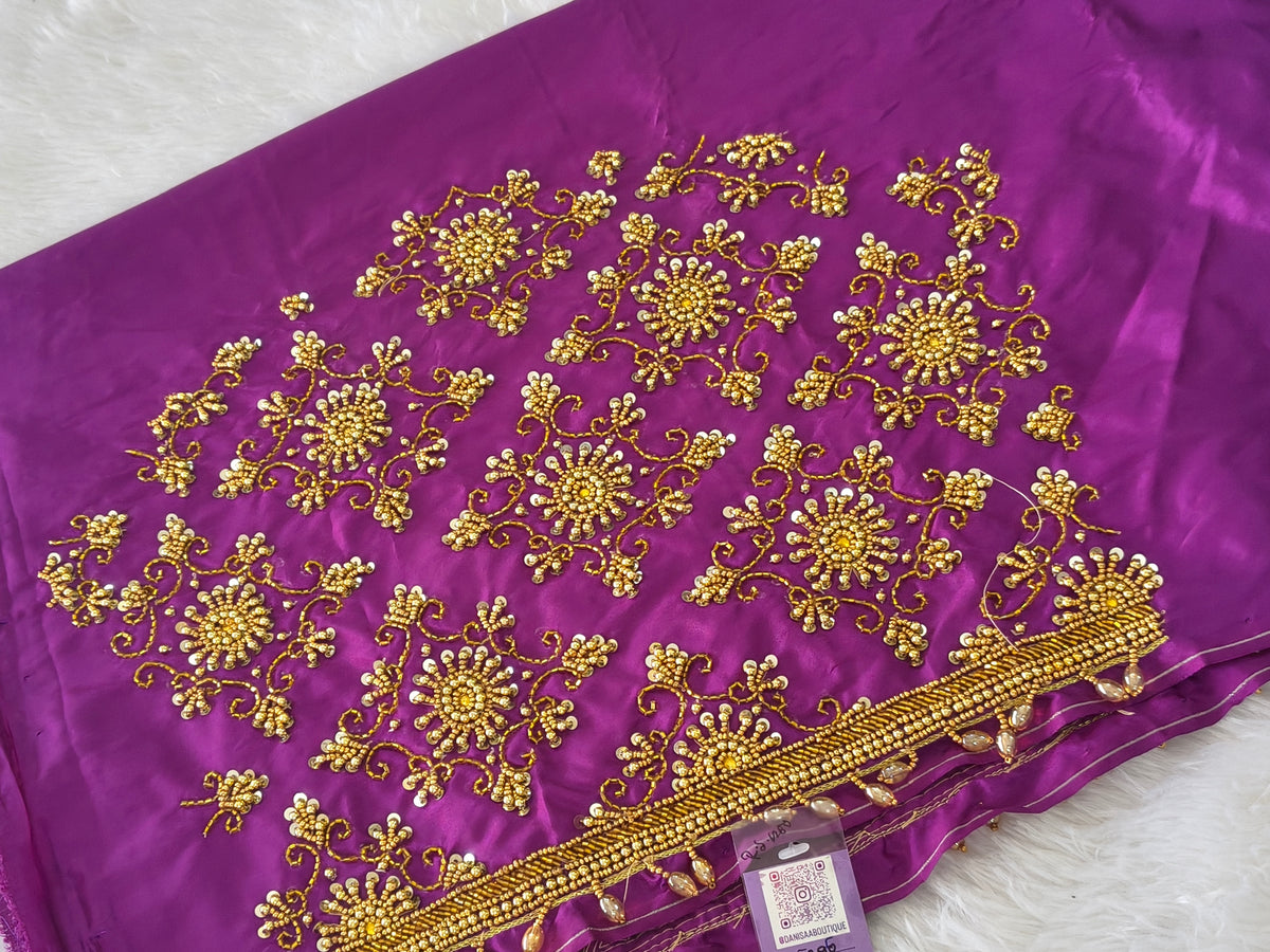 Heavy bridal Aari work Blouse