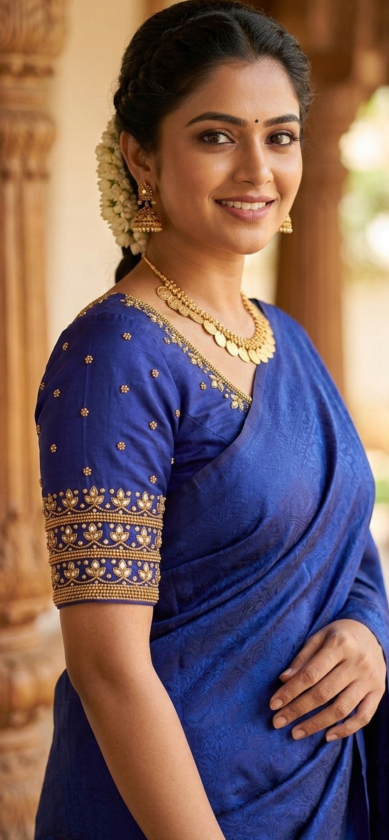 Semi bridal aari blouses
