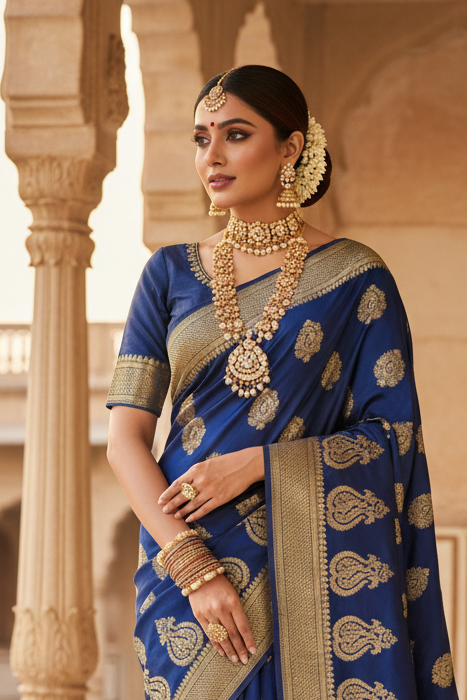 Woman in saree with jewellery 2